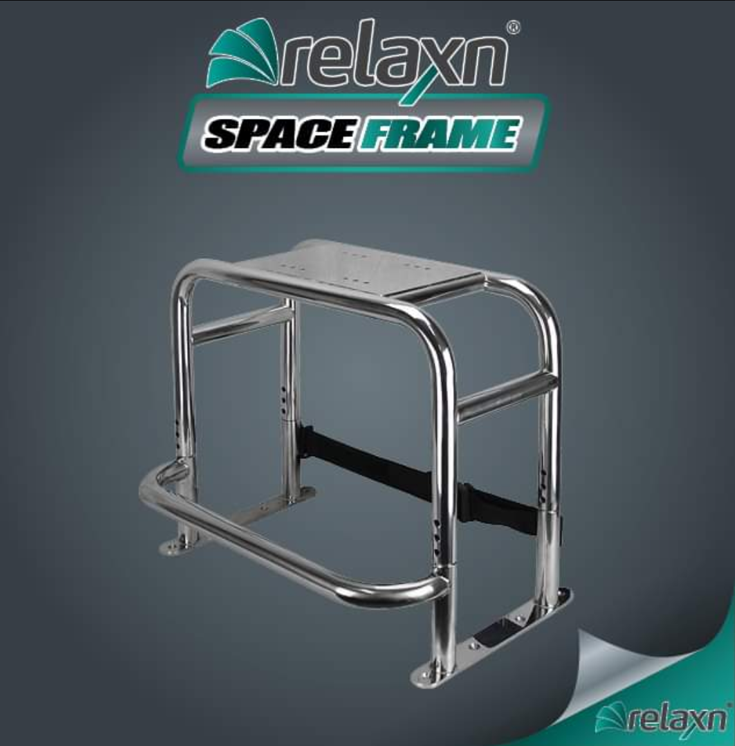 Relaxn Space Frame Pro 500 Boat Pedestal Seat Base Adjustable Stainless Steel