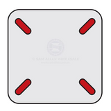 Boat Seat Swivel Top Fits 60mm (2 3/8")Post Rotates 360° High Strength Aluminium