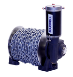 Maxwell Drum Winch Tasman 6-6 12 Volt Includes 80 Metres Rope & Chain Use Ready