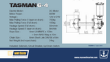Maxwell Drum Winch Tasman 6-6 12 Volt Includes 80 Metres Rope & Chain Use Ready
